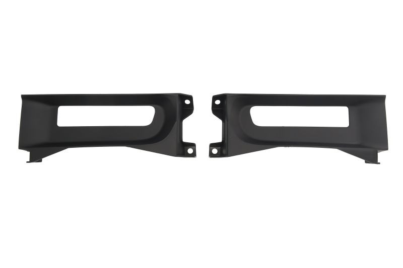 Grila bara fata dreapta/stanga potrivit Ram Truck 4 5 dupa 2013 - (cu orificiul barei de tractare; set, plastic, negru)