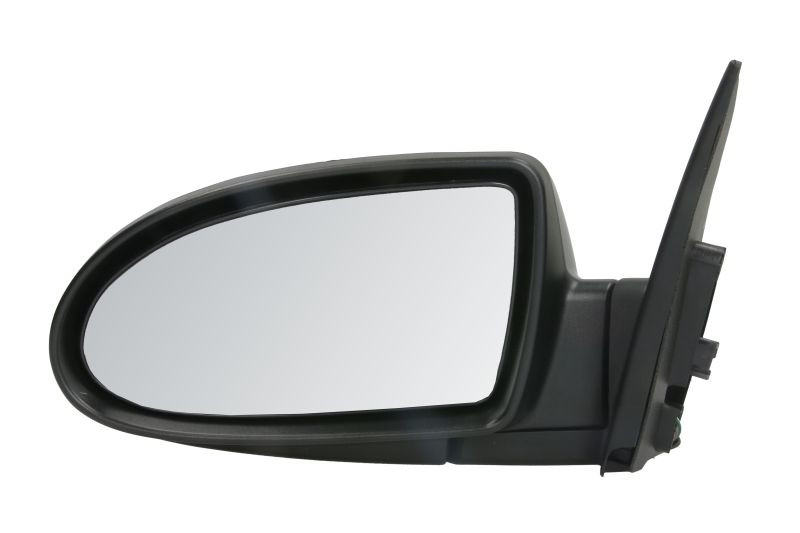 Oglinda laterala Stanga potrivit HYUNDAI ACCENT III pana in 2010 - (electric, convexa, incalzita, crom, capac)