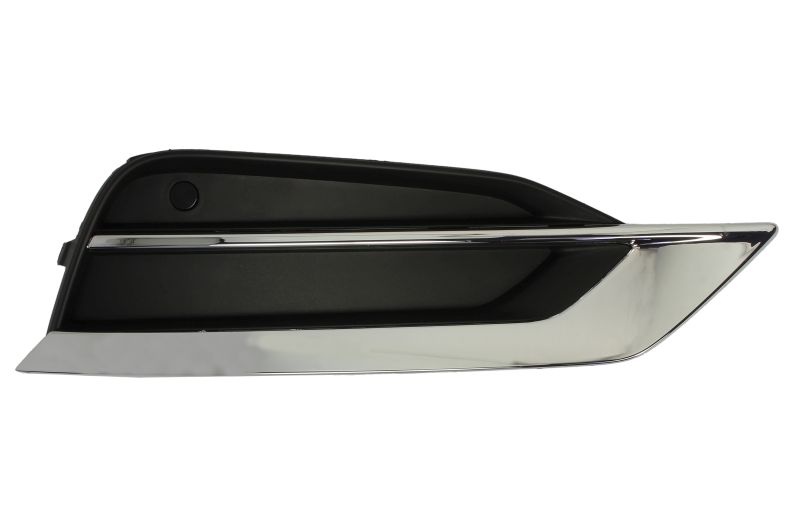 Acoperire bara fata Dreapta Fata potrivit VOLVO S90 II 2016-2020 - (cu gauri pentru senzorii de parcare; plastic; crom/negru)