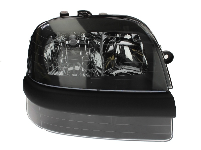 Far fata Dreapta (2*H1/H7, electric, fara motoras, culoare insert: negru, culoare semnalizator: fumuriu) potrivit FIAT DOBLO, DOBLO/MINIVAN