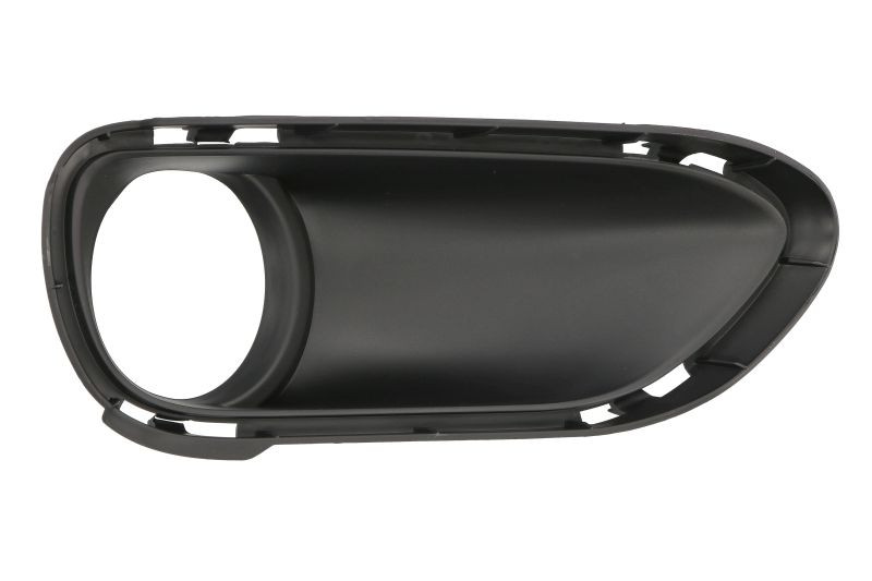 Grila bara fata dreapta cu locas lampa ceata, gri, TURBO potrivit PORSCHE CAYENNE II 92A/958 2010-2014
