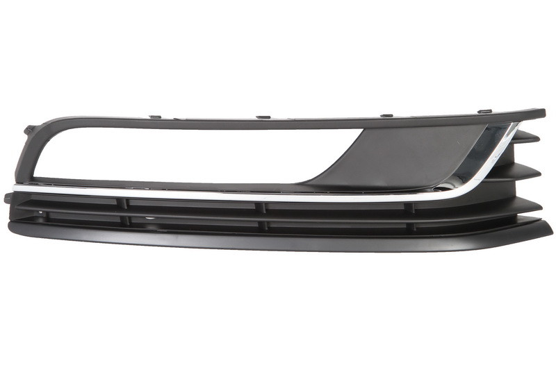 Grila bara fata dreapta potrivit VW PASSAT 2010-2014 - negru/crom