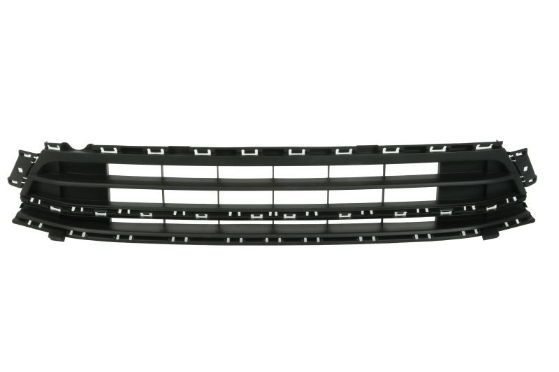 Grila bara fata mijloc plastic, negru potrivit VW JETTA IV dupa 2014 2014-2018