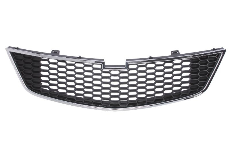 Grila radiator Inferior potrivit CHEVROLET SPARK 1.0-1.2LPG 2010-2012 - (crom/gri inchis)