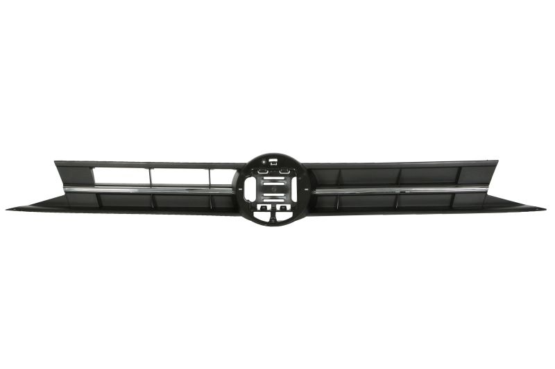 Grila radiator potrivit VW POLO VI 1.0-2.0 dupa 2017 - (cu stipe cromate, negru)