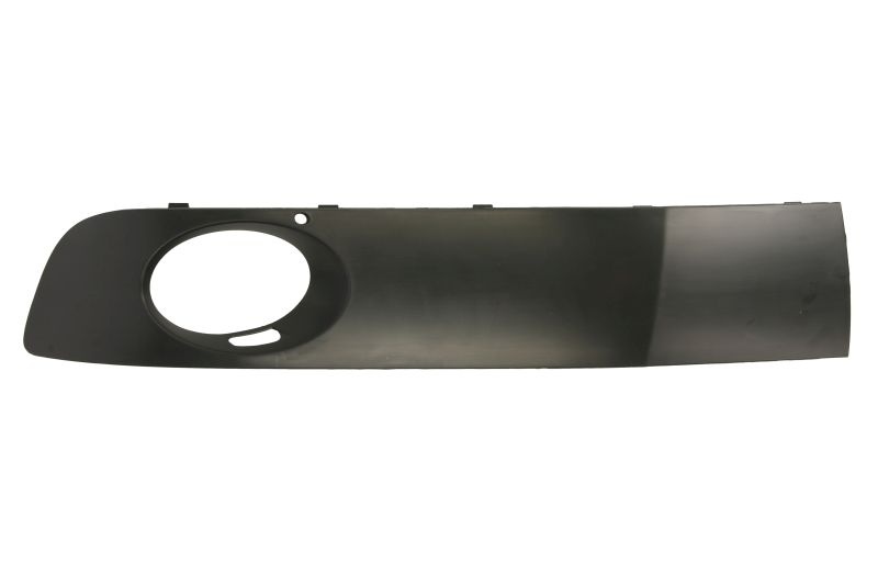 Grila ventilatie bara fata stanga potrivit VW TRANSPORTER T5 2009-2015 - (cu orificii lampa ceata, negru-mat, MULTIVAN)