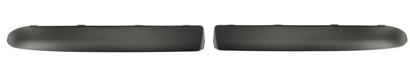 Ornament bara fata Dreapta/Stanga 5 usi; set, negru potrivit FIAT PUNTO, PUNTO EVO/HATCHBACK, PUNTO/HATCHBACK dupa 1999 1999-2003