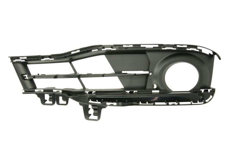 Element bara Dreapta cu un loc dunga, SPORT, cu locas lampa ceata, plastic, negru potrivit BMW 3 F30, F80, 3 F31 2011-2019 2014-2017
