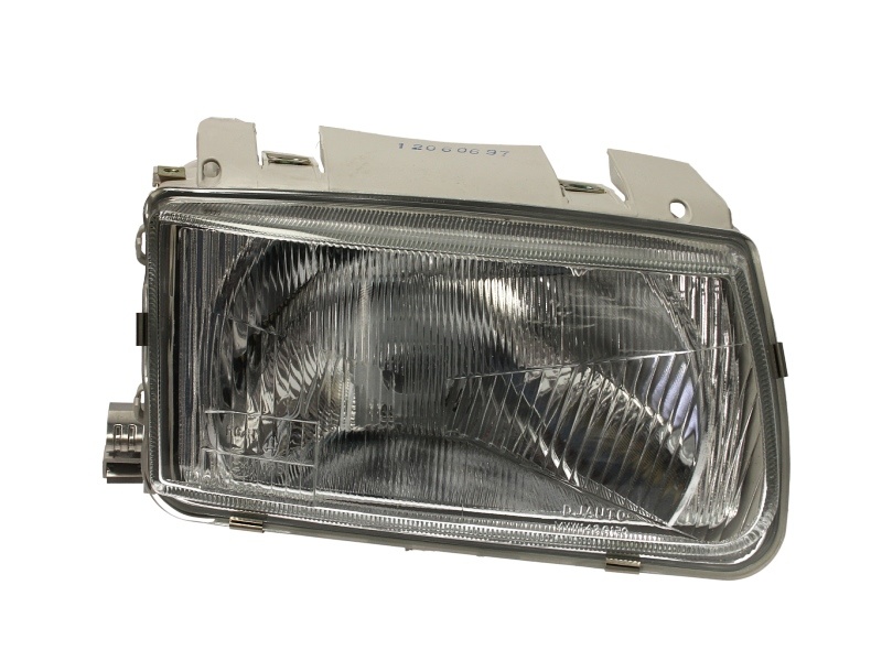 Far fata Dreapta (H4, electric, cu motor, culoare insert: argintiu) potrivit VW POLO, POLO III, POLO III CLASSIC, POLO/HATCHBACK, POLO/KOMBI
