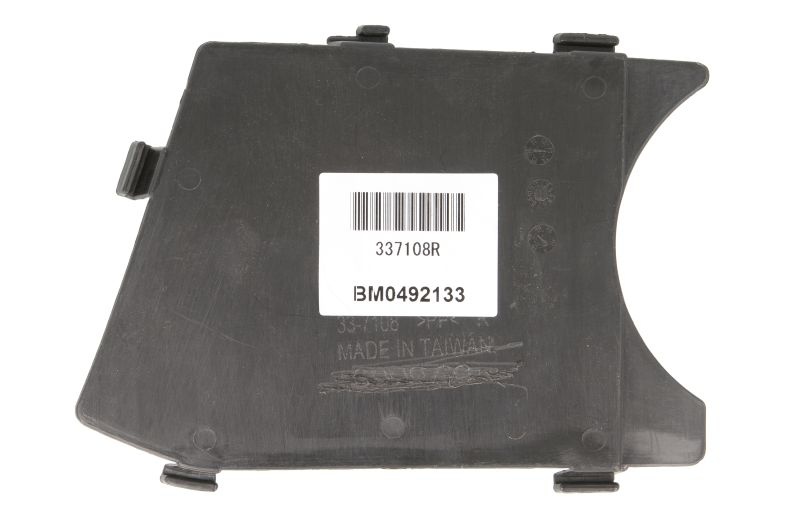 Grila bara fata Dreapta potrivit BMW 5 (F10), 5 (F11) 2009-2017 2009-2013 - (interior, cu orificii proiector ceata, plastic, negru)