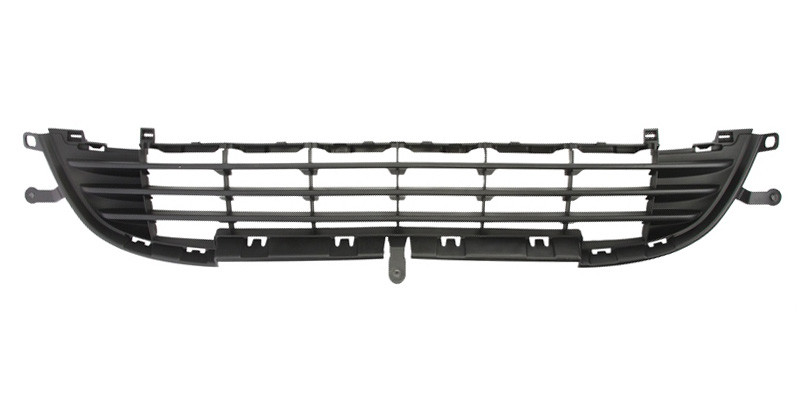 Grila bara Inferior/Mijloc, negru, potrivit PEUGEOT 207, 207/HATCHBACK 2006-2015 2009-2013