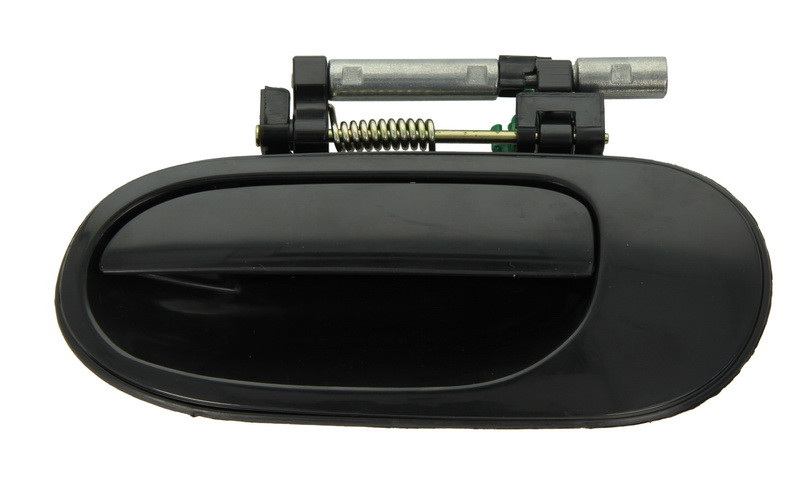 Maner usa Stanga Spate potrivit NISSAN ALMERA II N16 2000-2007 - (exterior; negru/grund)