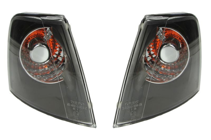 Semnalizator fata stanga/dreapta (negru/transparent, PY21W) potrivit VW PASSAT B5 1996-2000