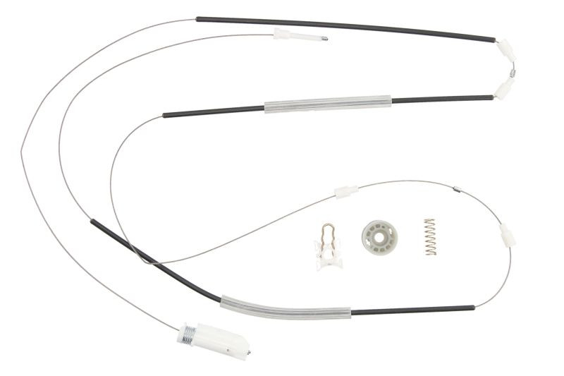 Set reparat macara geam fata stanga potrivit BMW Z4 (E85), Z4 (E86) 2002-2009 - (cabluri)