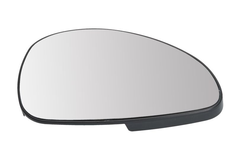 Sticla oglinda exterioara Dreapta potrivit CITROEN C4, C4 I 2004-2013 pana in 2009 - (convexa, crom)