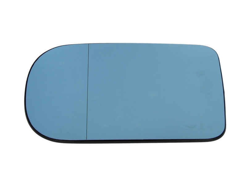 Sticla oglinda exterioara Dreapta/Stanga potrivit BMW 3 (E36), 5 (E39), 7 (E38) 1994-2004 - (asferica, incalzita, albastru)