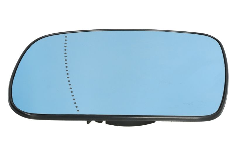 Sticla oglinda laterala Stanga potrivit CITROEN XSARA 1997-2005 - (asferice, incalzita, albastru)