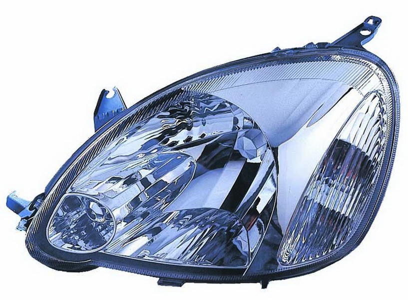 Far fata Stanga (H4, electric, fara motoras, culoare insert: cromat) potrivit TOYOTA YARIS
