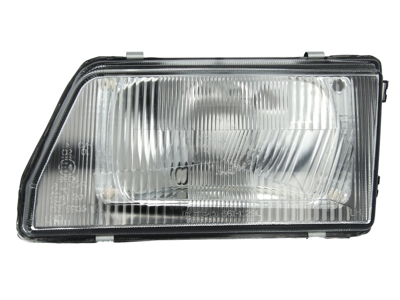 Far fata Stanga (H4, electric, fara motoras, culoare insert: negru) potrivit FIAT CINQUECENTO