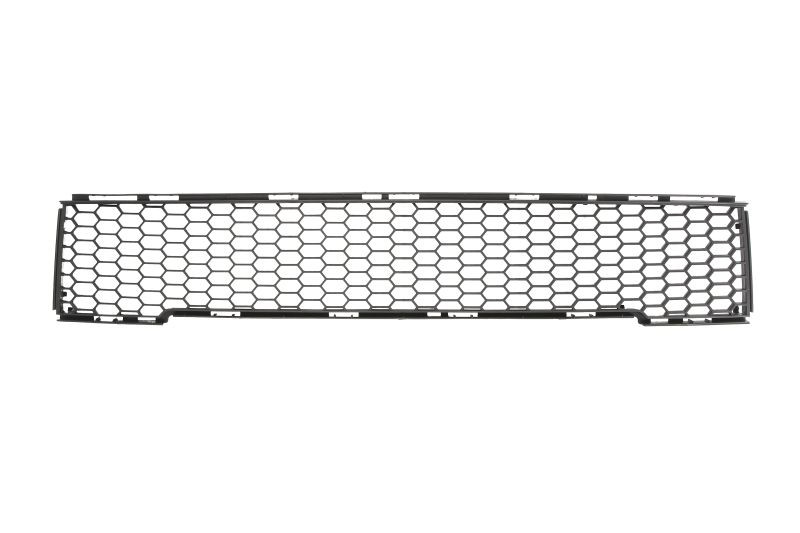 Grila bara fata mijloc plastic, negru, TUV potrivit ABARTH 500 / 595 / 695, 500C / 595C / 695C; FIAT 500 dupa 2007 2007-2013
