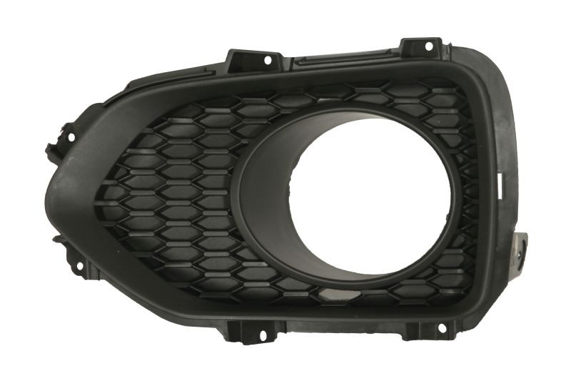 Grila bara fata Stanga cu locas proiector, plastic, negru potrivit KIA SORENTO I, SORENTO II 2002-2015 2010-2012
