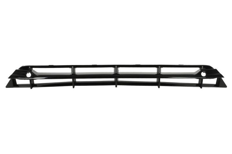 Grila bara fata stanga potrivit Volvo S90 II, V90 II 2016-2020 - plastic, negru, R-DESIGN, Acoperire bara