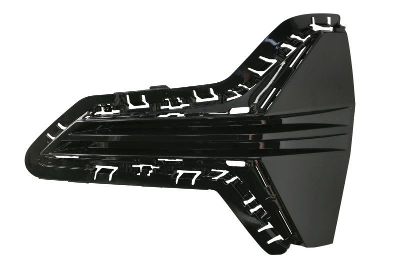 Grila ventilatie bara protectie fata stanga potrivit BMW 3 G20, G21 dupa 2019 - (exterior, plastic, negru lucios, LUXURY