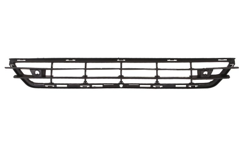 Grila ventilatie bara protectie potrivit VOLVO S60 II 2013-2019 - (cu orificii senzor parcare, plastic, negru)