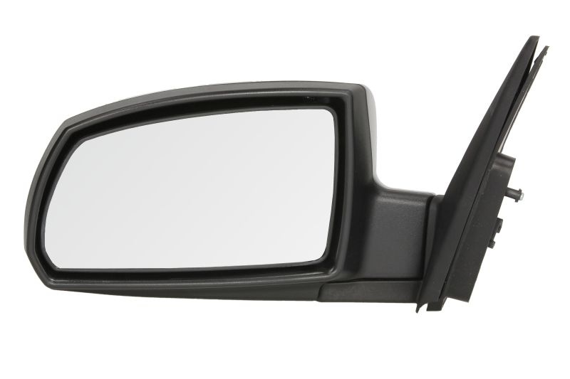 Oglinda laterala Stanga potrivit KIA RIO II pana in 2010 - (electric, convexa, incalzita, crom)