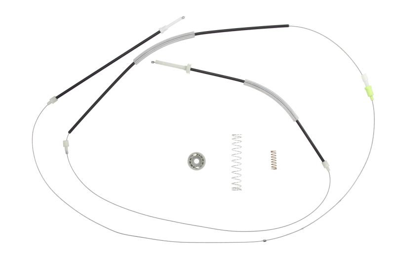 Set reparatie macara geam spate stanga potrivit VW EOS 2006-2015 - (cabluri)