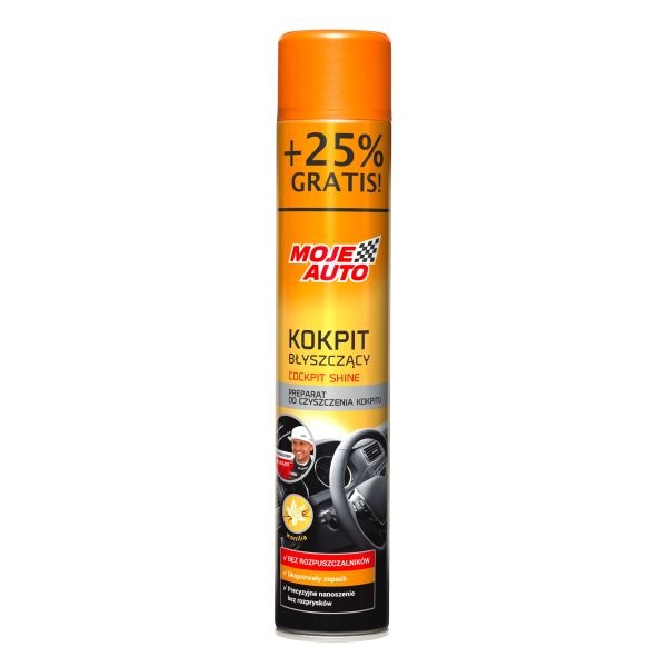 Solutie curatare elemente plastic interior MOJE AUTO, 0,75 l., 1 buc, vanilie