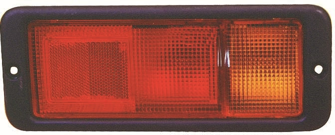 Stop tripla lampa spate dreapta potrivit MITSUBISHI PAJERO OFF-ROAD 1990-2000 - (Semnalizator portocaliu, culoare sticla: rosu)