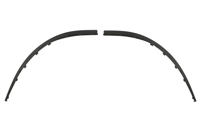 Acoperire bara Stanga/Dreapta Fata potrivit PEUGEOT 407 2004-2011 - (Set 2 bucati; negru)