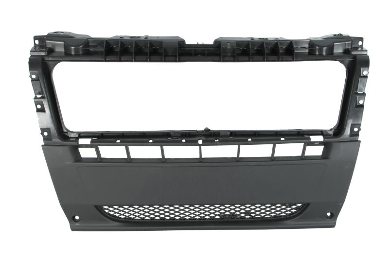 Bara fata centrala cu grilaj, negru potrivit CITROEN JUMPER I, JUMPER II; FIAT DUCATO; PEUGEOT BOXER 2006-2014