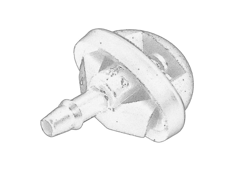 Diuza spalator parbriz Spate potrivit ABARTH 500 / 595 / 695; FIAT 500, IDEA, PANDA; LANCIA MUSA dupa 2003 - (spate)