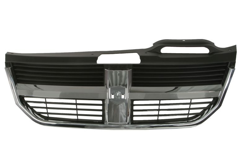 Grila radiator potrivit DODGE JOURNEY 2.0D-3.5 dupa 2008 2008-2010 - (crom/negru)