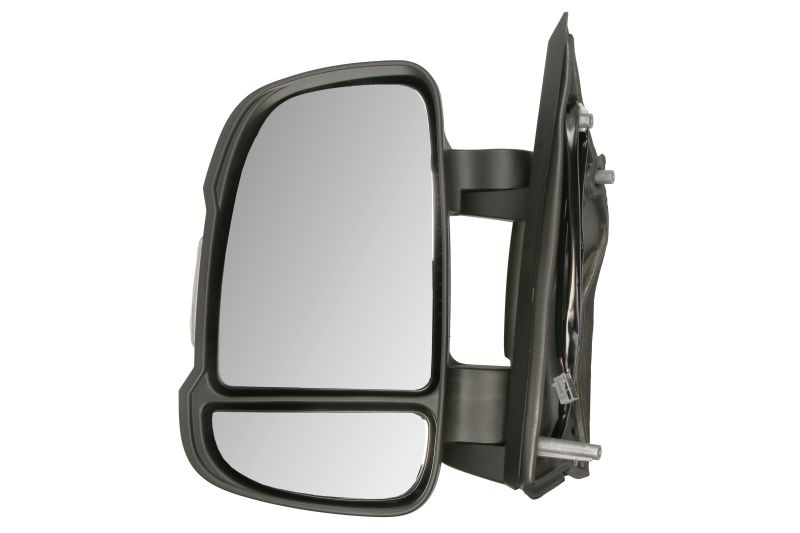 Oglinda exterioara stanga potrivita Fiat DUCATO; Opel MOVANO C; Peugeot BOXER dupa 2021 - convexa, 8+2 pini
