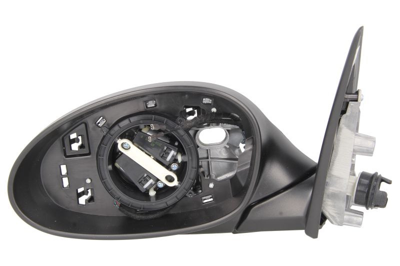 Oglinda stanga potrivit BMW 1, 3 2003-2013 - electrica, incalzita, crom, fara carcasa