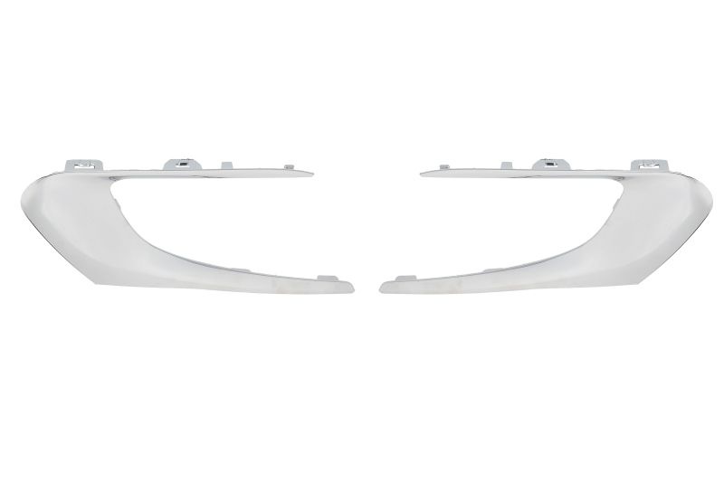 Ornament grila fata Stanga/Dreapta Fata potrivit PEUGEOT 308 II 2013-2017 - (set; plastic; crom; ALLURE)