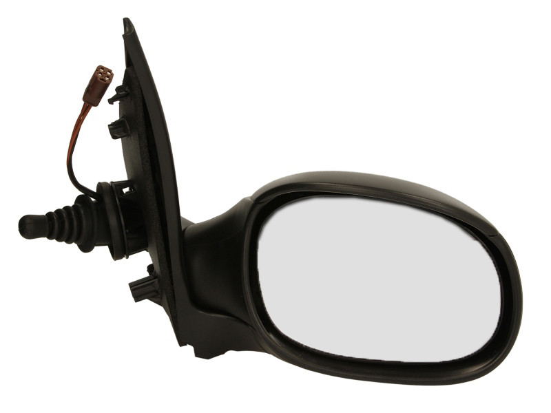 Oglinda dreapta potrivit PEUGEOT 206 1998-2009 - mecanica , incalzita, cu senzor temperatura