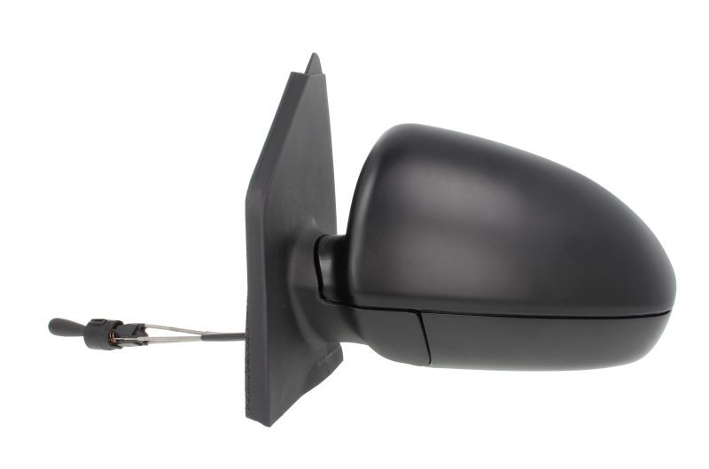 Oglinda stanga potrivit SMART FORTWO 2007-2014 - mecanica crom, grunduita