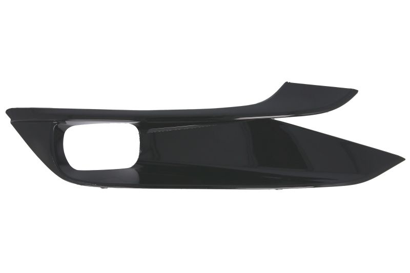 Element bara fata dreapta potrivit TOYOTA SIENNA dupa 2020 - (cu găuri proiector ceață, plastic, negru lucios)