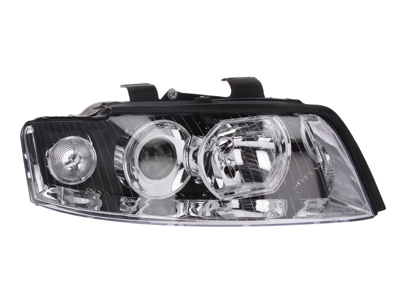 Far fata Dreapta (H7/H7, electric, fara motoras, culoare semnalizator: transparent) potrivit AUDI A4 B6 2001-2004