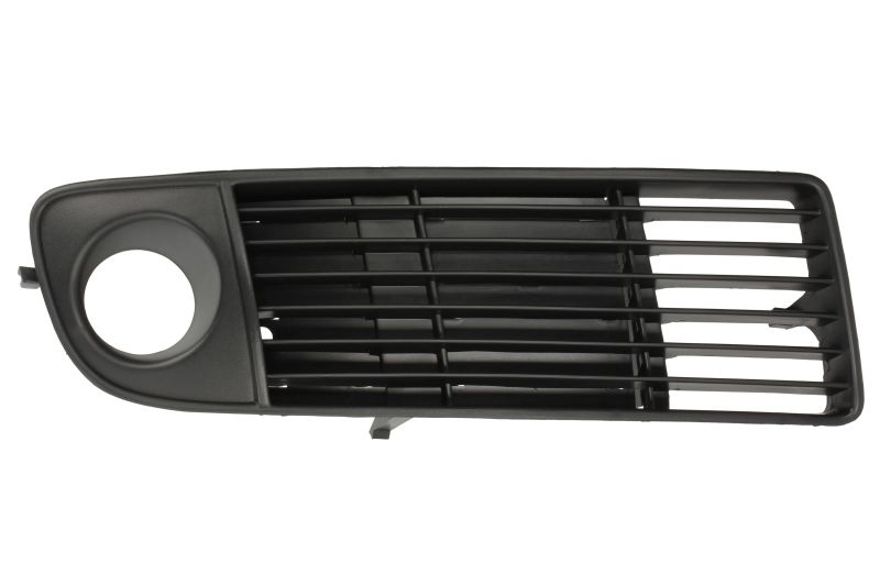 Grila bara fata Dreapta potrivit AUDI A6 C5, ALLROAD C5 1997-2005 1997-1999 - (cu orificii proiector ceata, plastic, negru)