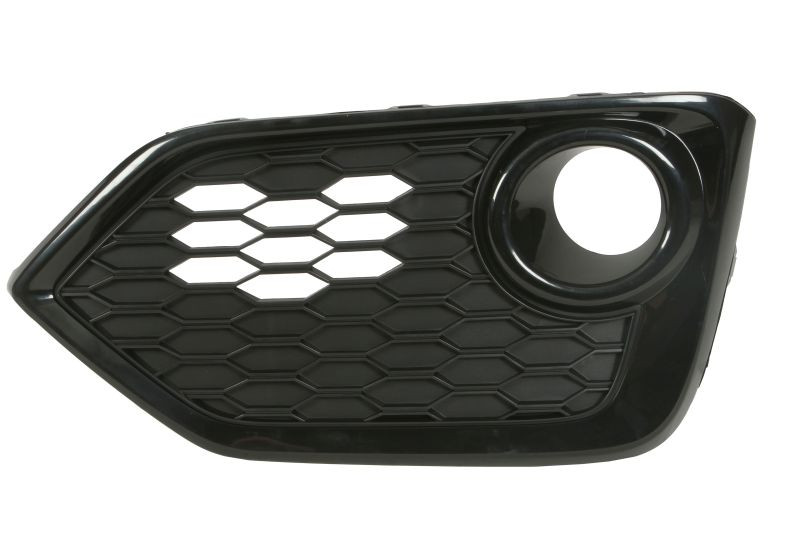Grila bara fata dreapta potrivit HONDA CIVIC X dupa 2015 - (locas proiector, plastic, negru lucios)