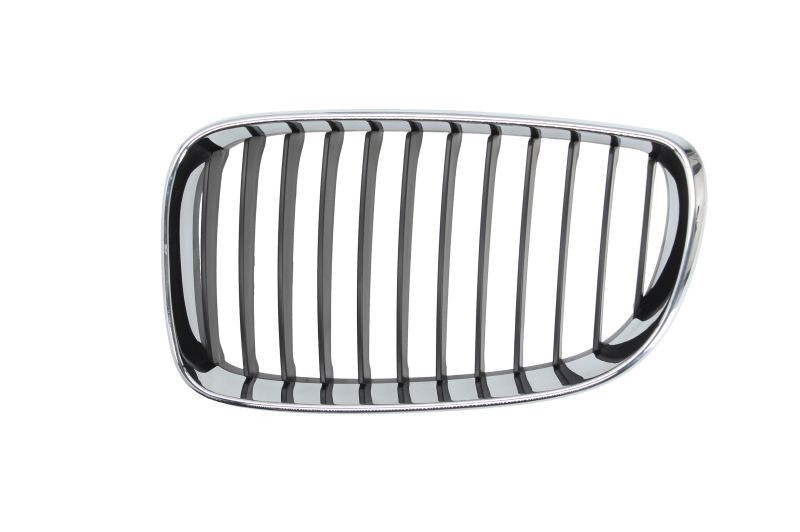 Grila radiator Stanga potrivit BMW 1 (E81), 1 (E82), 1 (E87), 1 (E88) 1.6-3.0 2004-2013 pana in 2013 - (crom/negru)