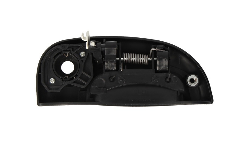 Maner usa Fata Stanga potrivit NISSAN KUBISTAR; RENAULT KANGOO, KANGOO EXPRESS 1.2-1.9D dupa 1997 - (extern, cu gaura pentru incuietoare, negru)