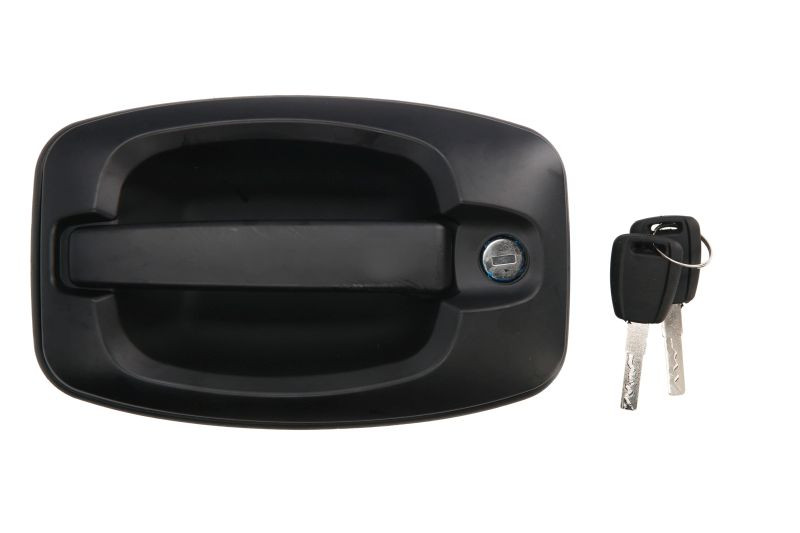 Maner usa Spate potrivit PEUGEOT BOXER 2006-2017 - (exterior, cu gaura pentru incuietoare, cu incuietoare; textura neagra)