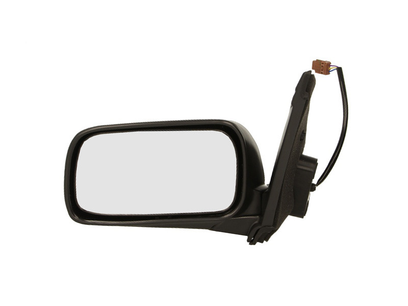 Oglinda stanga potrivit NISSAN ALMERA N15 4D/5 usi 1995-2000 - electrica, convex, cu carcasa