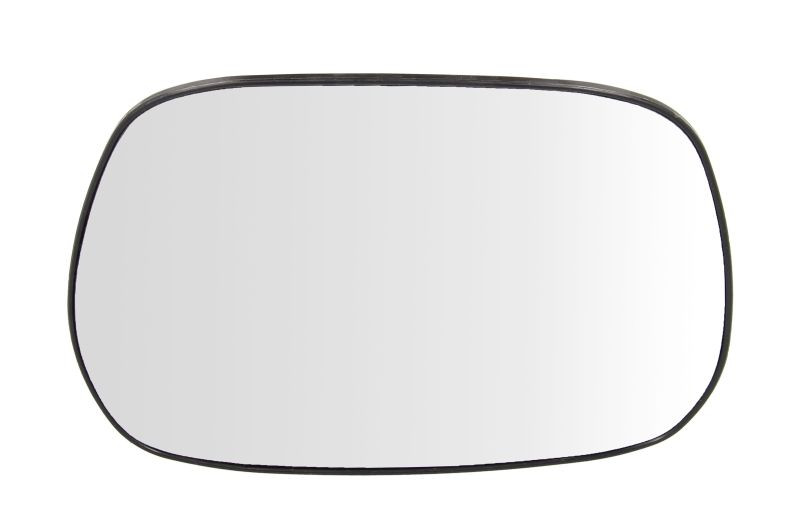 Sticla oglinda exterioara Dreapta potrivit TOYOTA AVENSIS VERSO, COROLLA VERSO, RAV 4 II 2000-2010 pana in 2009 - (convexa, incalzita, crom)